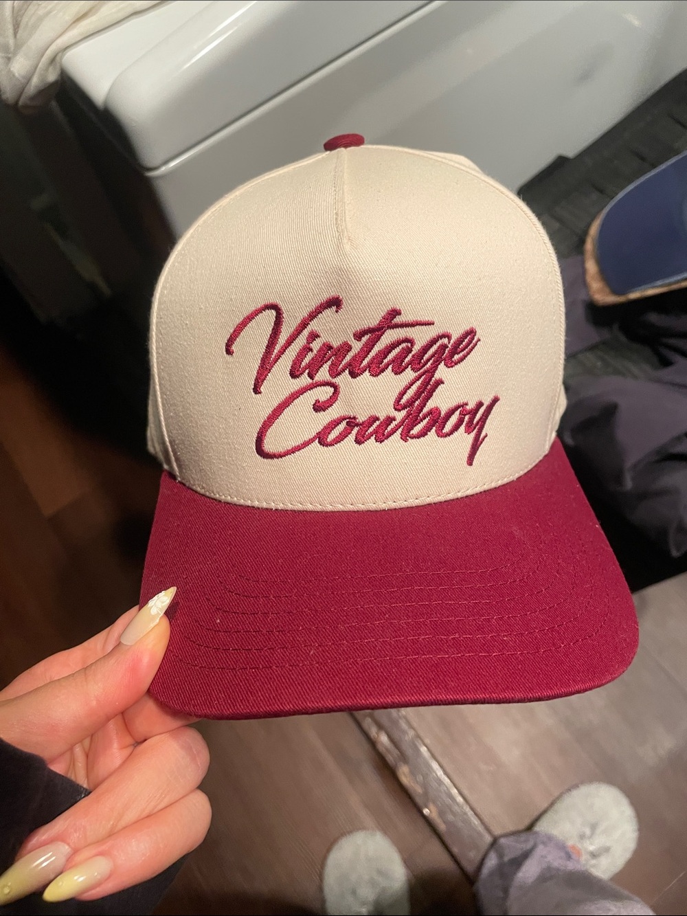 Vintage cowboy womans hat